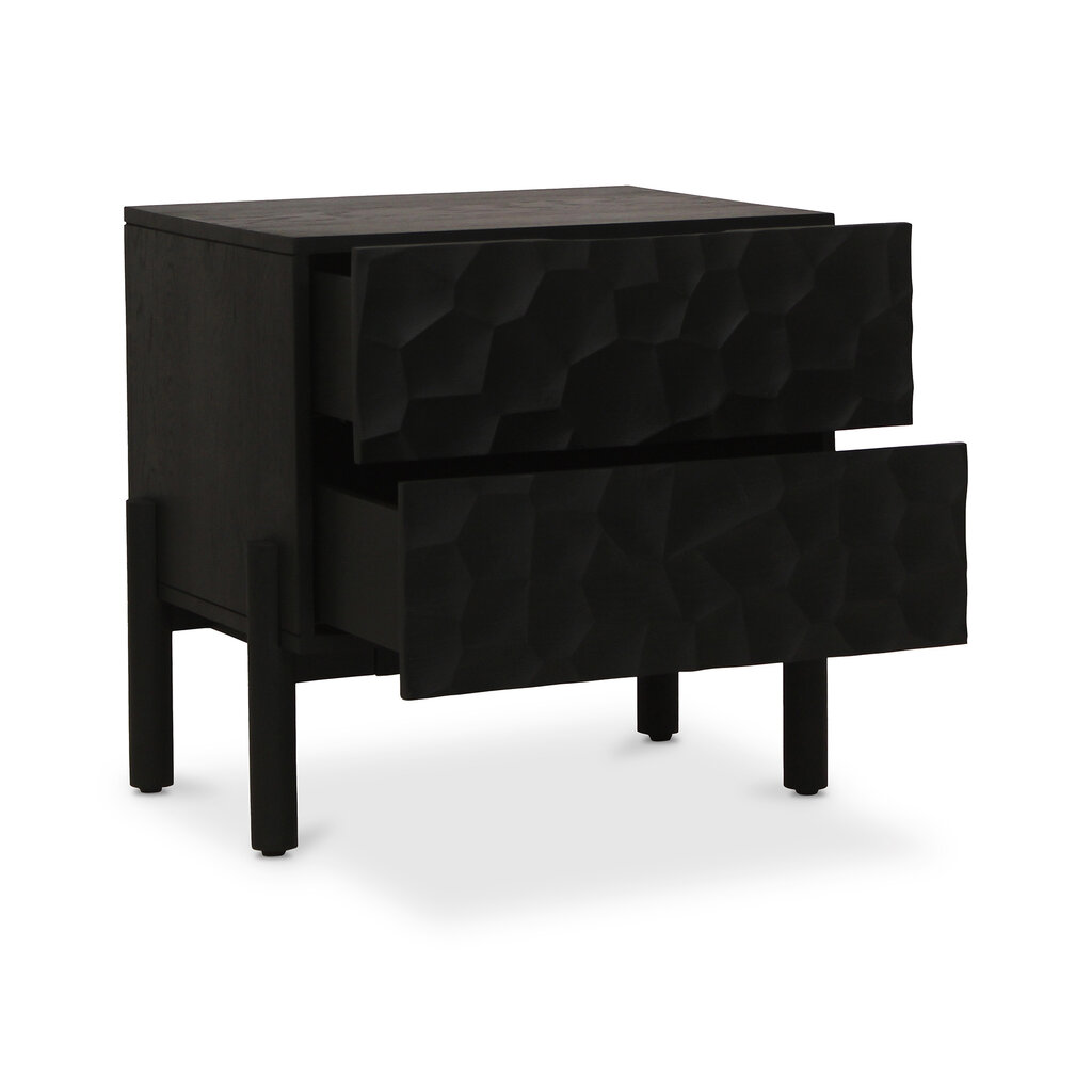 Moe's Home Collection Misaki Nightstand Black