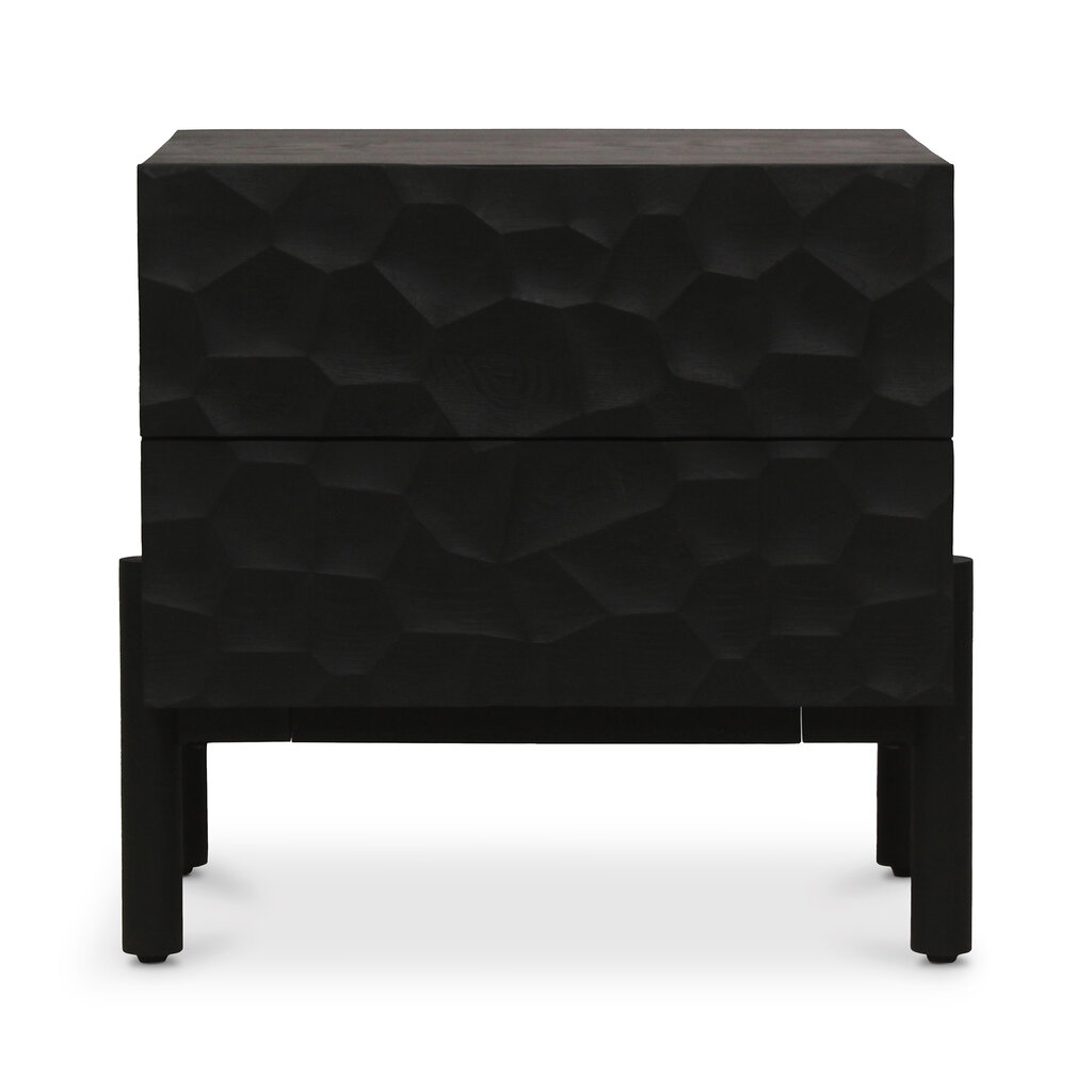 Moe's Home Collection Misaki Nightstand Black