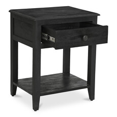 Moe's Home Collection Corrine Nightstand Antique Black