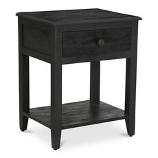 Moe's Home Collection Corrine Nightstand Antique Black