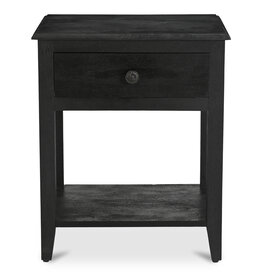 Moe's Home Collection Corrine Nightstand Antique Black