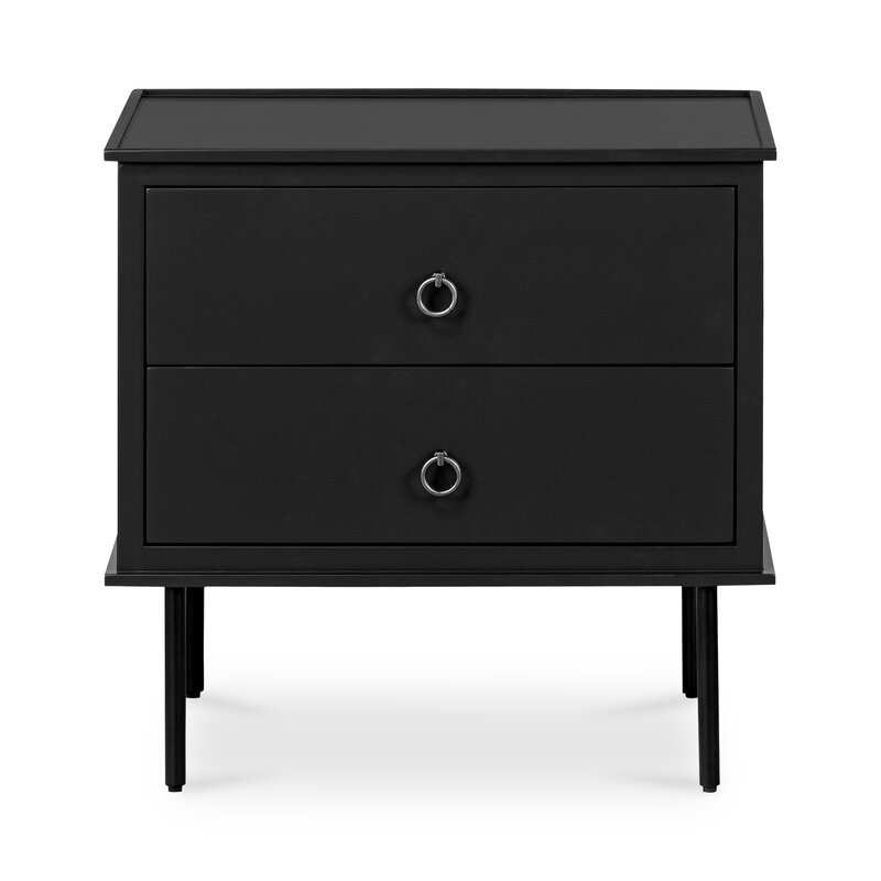 Moe's Home Collection Reagan Nightstand - Black