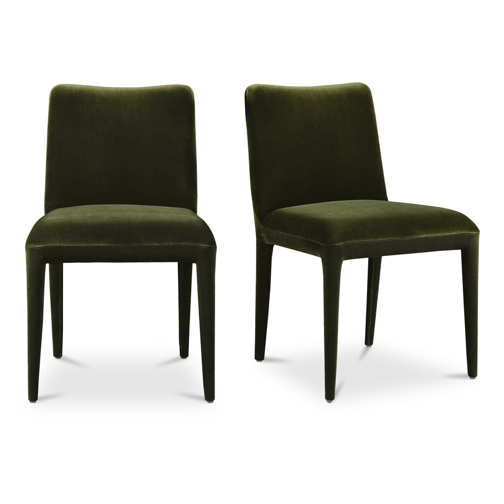 Moe's Home Collection Calla Dining Chair - Green Velvet