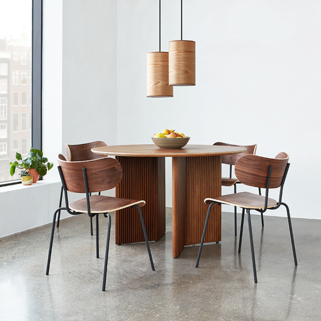 Gus Modern Atwell Round Dining Table - Walnut