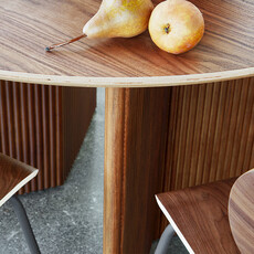 Gus Modern Atwell Round Dining Table - Walnut