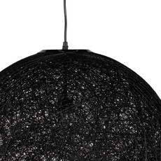 String Pendant Lamp 24" Black
