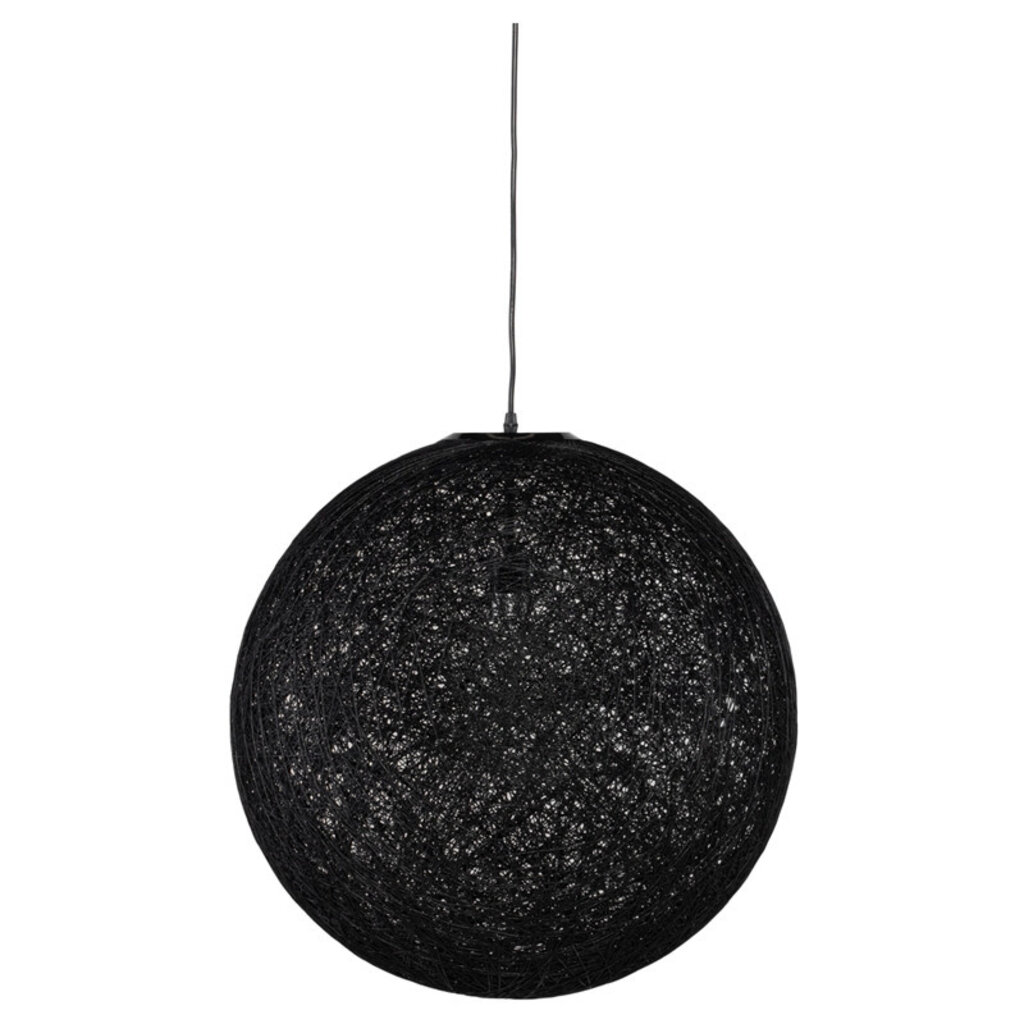 String Pendant Lamp 24" Black