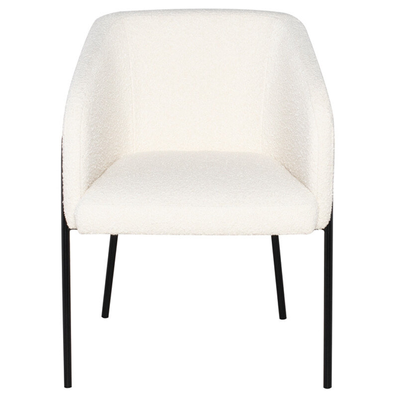 Nuevo Living Estella Dining Chair Buttermilk Boucle