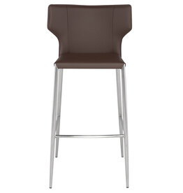 Nuevo Living Wayne Bar Stool - Mink SS