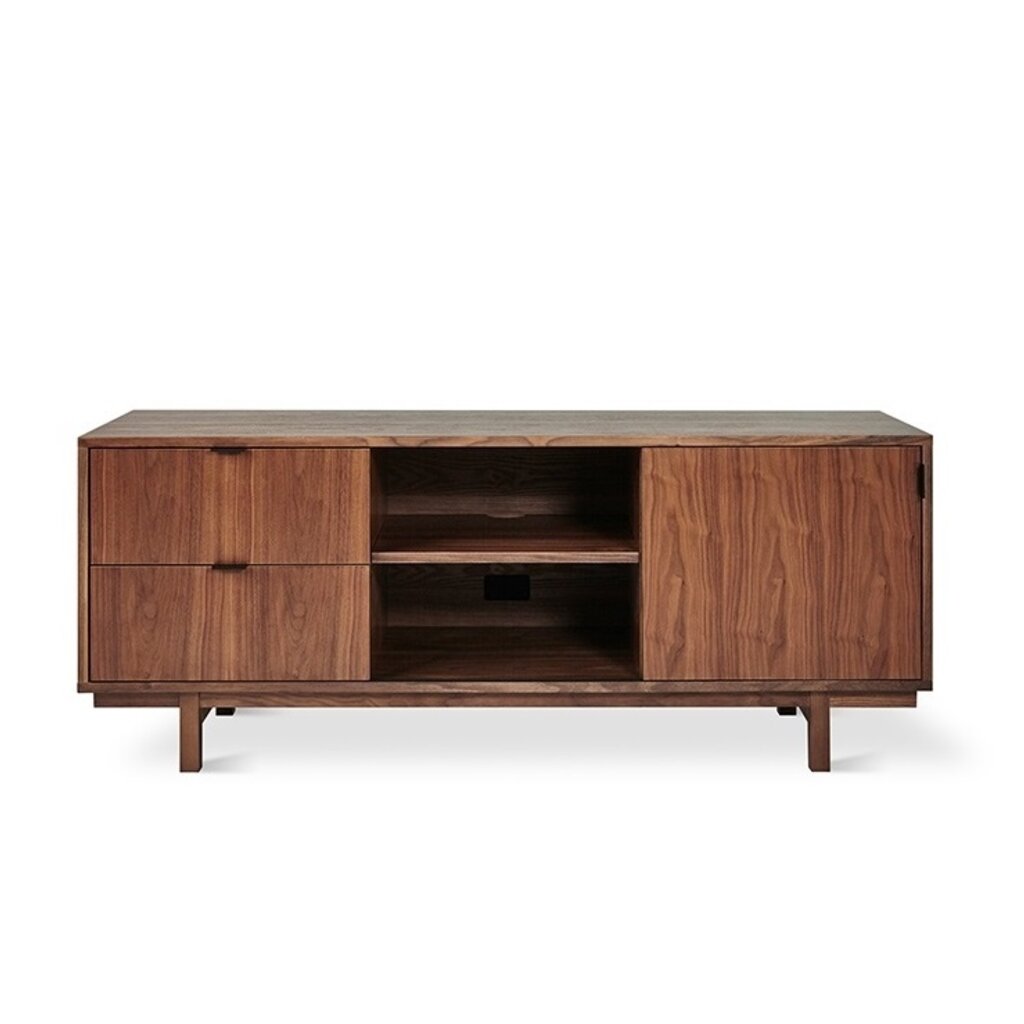 Gus Modern Belmont Media Stand - Walnut