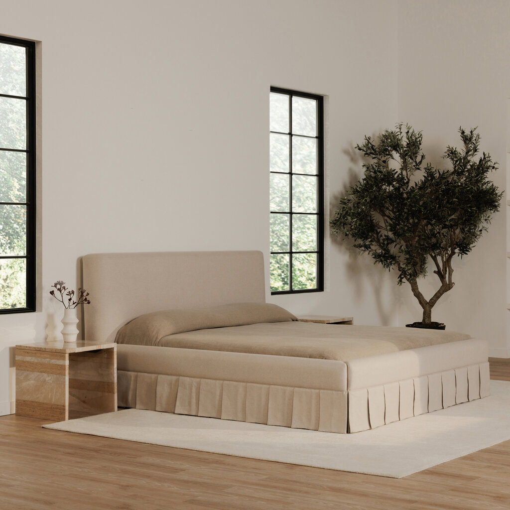 Moe's Home Collection Maren King Bed Beige