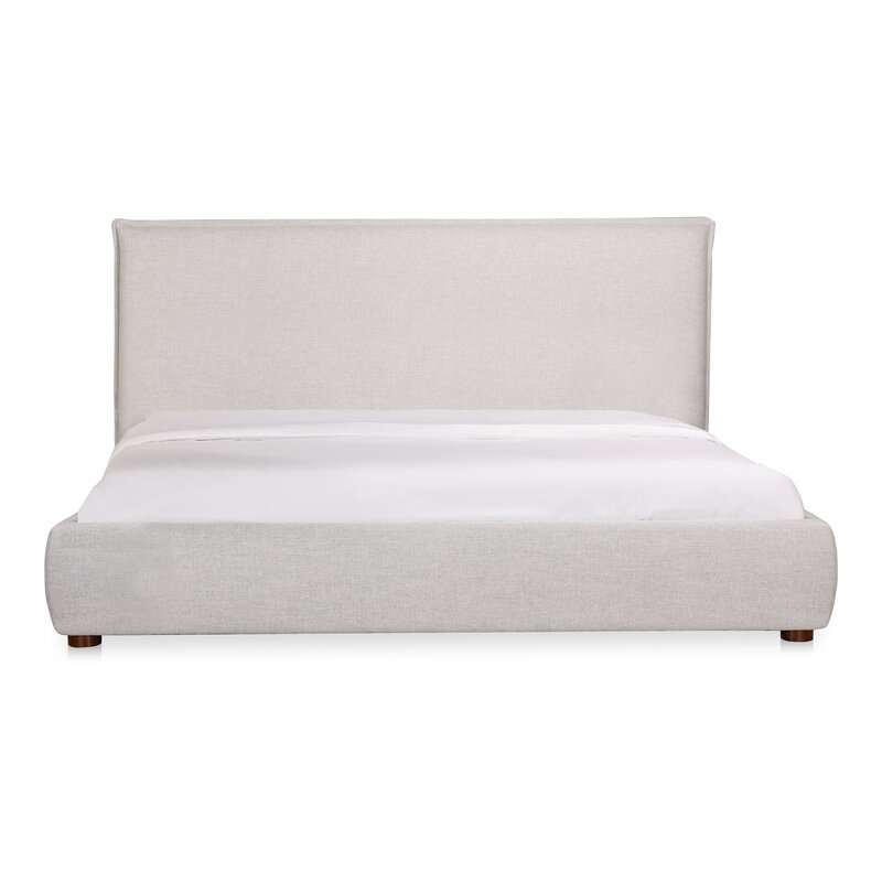 Moe's Home Collection Luzon King Bed Light Grey