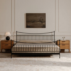 Moe's Home Collection Monet King Bed Black