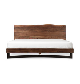Moe's Home Collection Bent King Bed Brown
