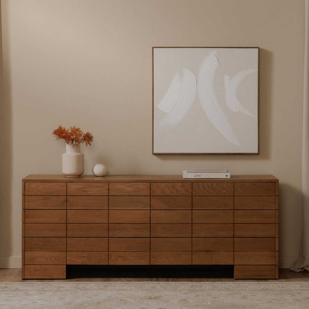 Moe's Home Collection Gia 6 Drawer Dresser Brown