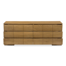 Moe's Home Collection Gia 6 Drawer Dresser Brown