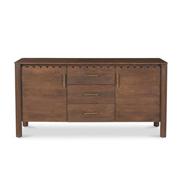 Moe's Home Collection Wiley 3 Drw Sideboard - Vintage Brown