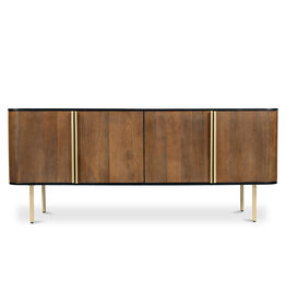 Moe's Home Collection Dionne 4 Door Sideboard Brass