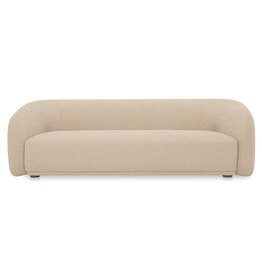 Moe's Home Collection Faye Sofa Beige Boucle