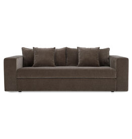 Moe's Home Collection Kiran Sleeper Sofa Warm Charcoal