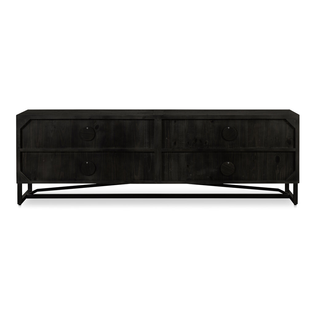 Moe's Home Collection Sierra Media Unit Black