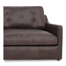 Moe's Home Collection Thurlow Modular 4pcs - Espresso Brown Leather