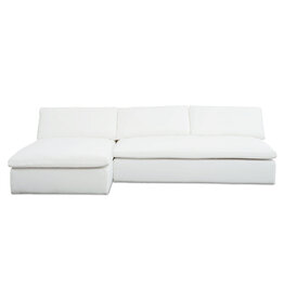 Moe's Home Collection Miles 2 PC Sectional White