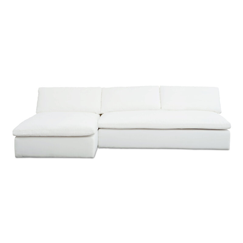 Moe's Home Collection Miles 2 PC Sectional White