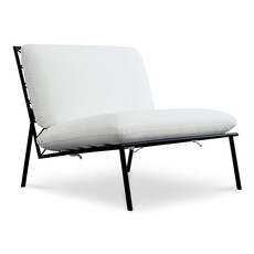 Moe's Home Collection Salma Outdoor Accent Chair White