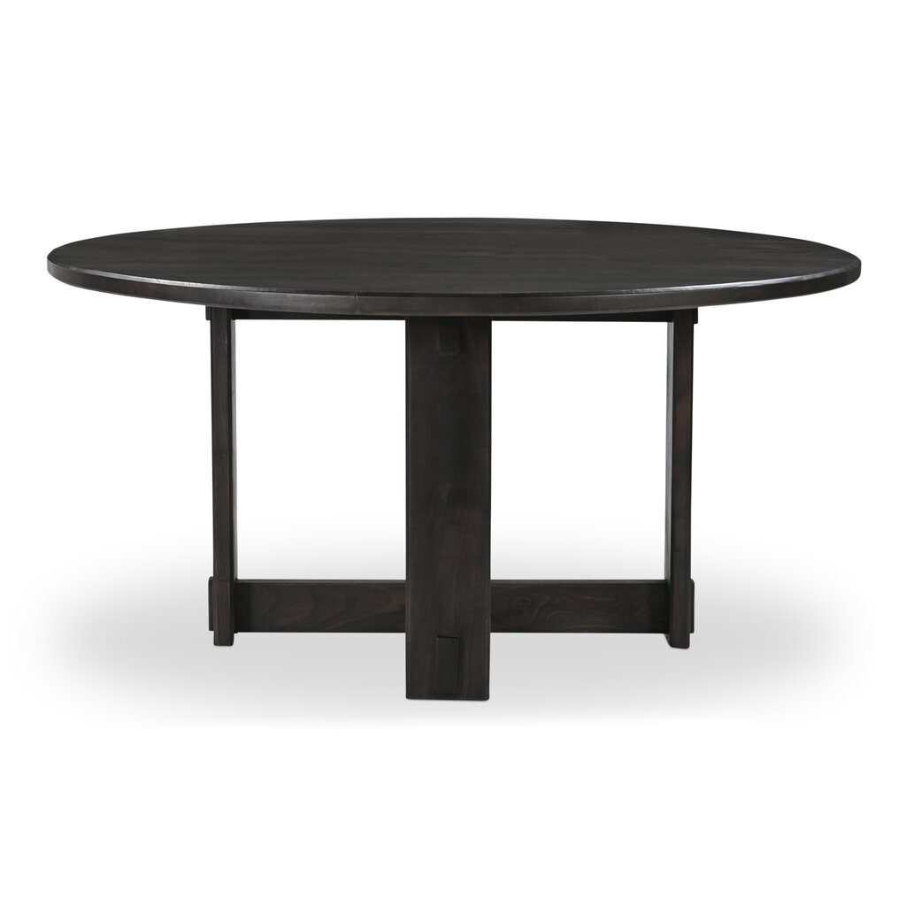 Moe's Home Collection Glenn Round Dining Table Dark Brown