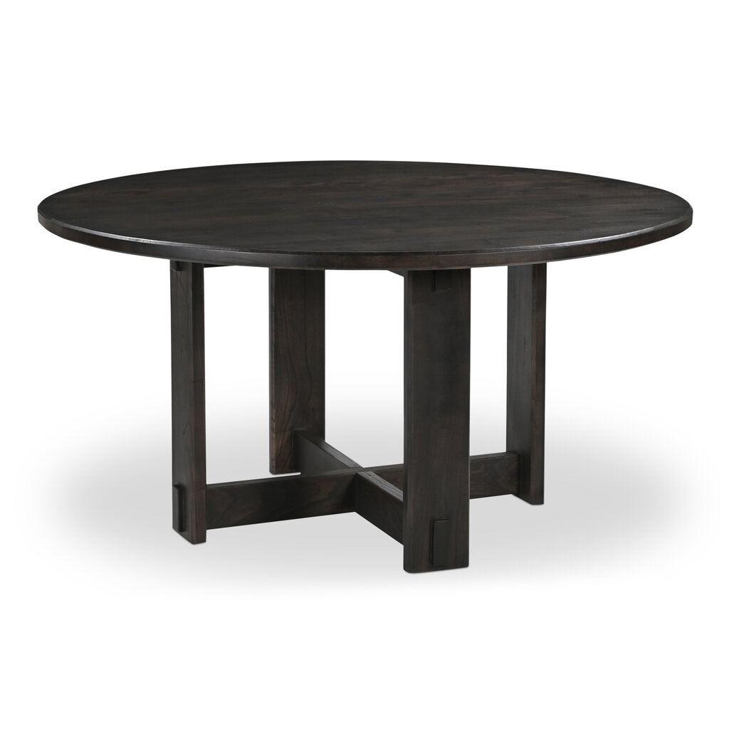 Moe's Home Collection Glenn Round Dining Table Dark Brown