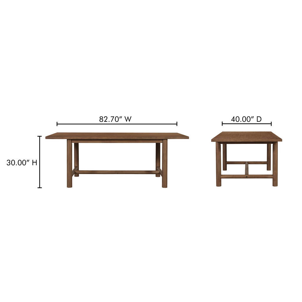 Moe's Home Collection Arden Dining Table Brown