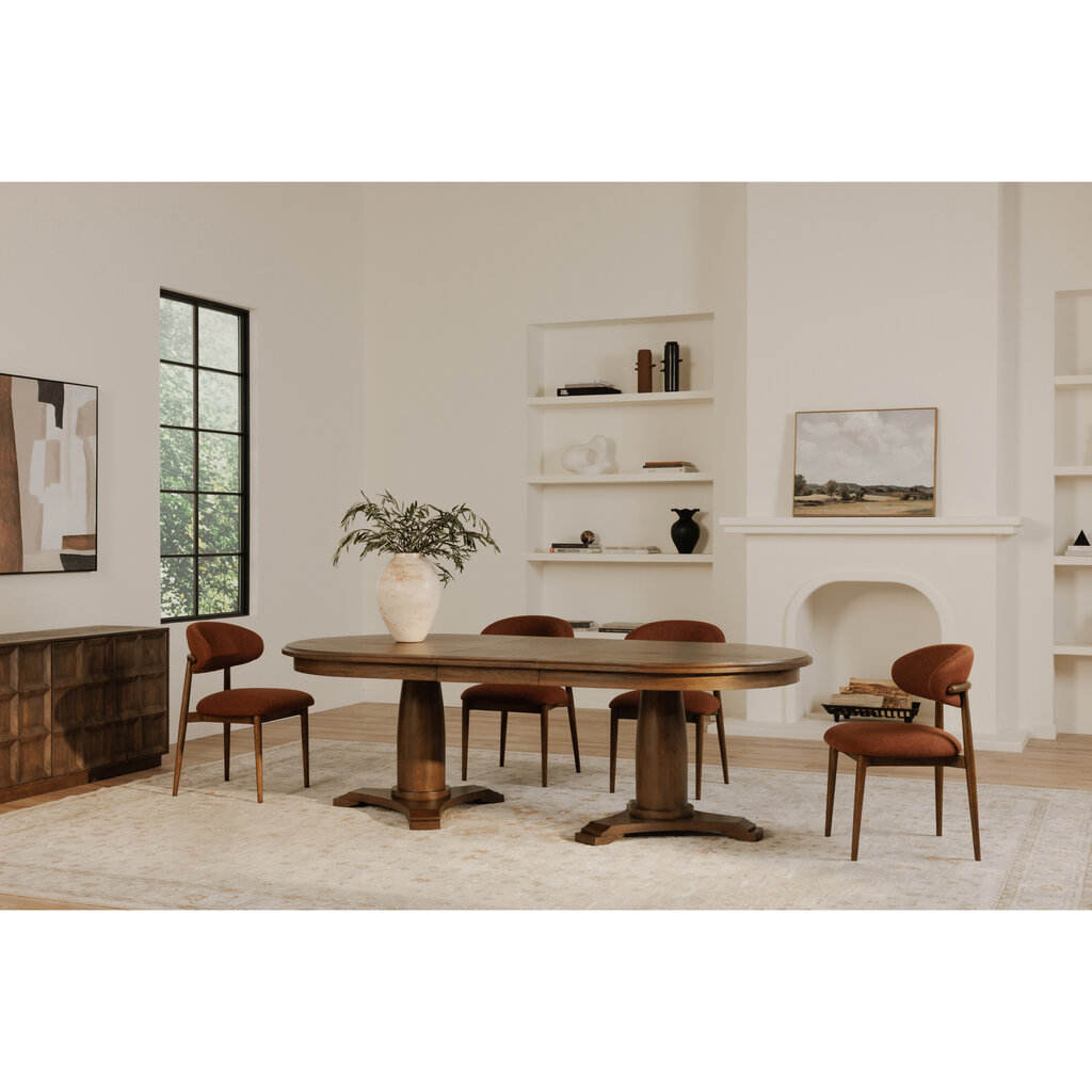 Moe's Home Collection Jamie Extension Dining Table Vintage Brown