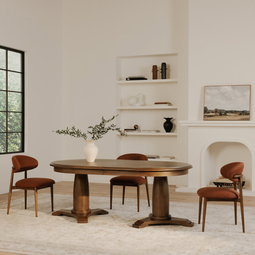 Moe's Home Collection Jamie Extension Dining Table Vintage Brown