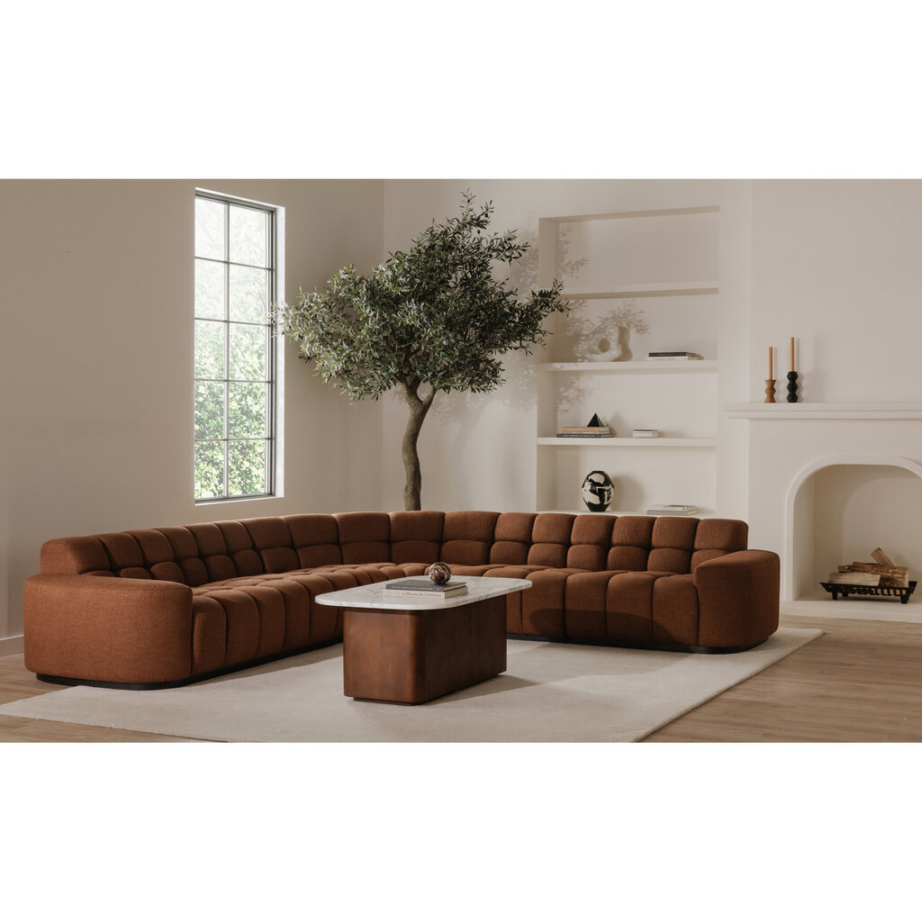 Moe's Home Collection Dash Coffee Table Calacatta Marble