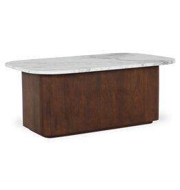Moe's Home Collection Dash Coffee Table Calacatta Marble