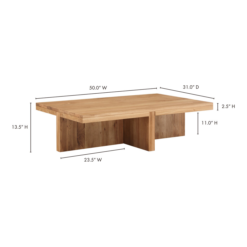 Moe's Home Collection Folke Coffee Table Natural