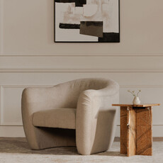 Moe's Home Collection Domino Accent Chair Beige