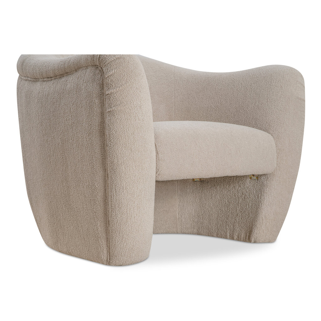 Moe's Home Collection Domino Accent Chair Beige