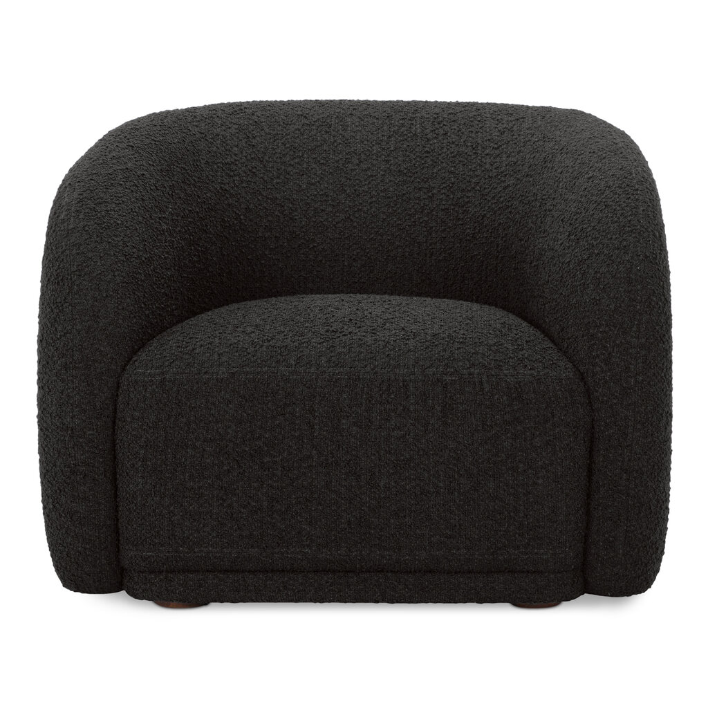 Moe's Home Collection Faye Accent Chair Black Boucle