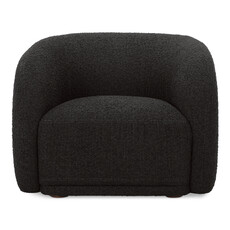 Moe's Home Collection Faye Accent Chair Black Boucle