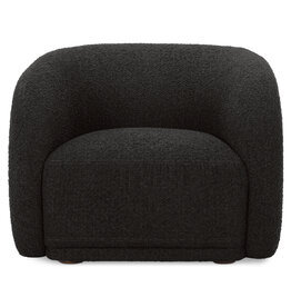 Moe's Home Collection Faye Accent Chair Black Boucle