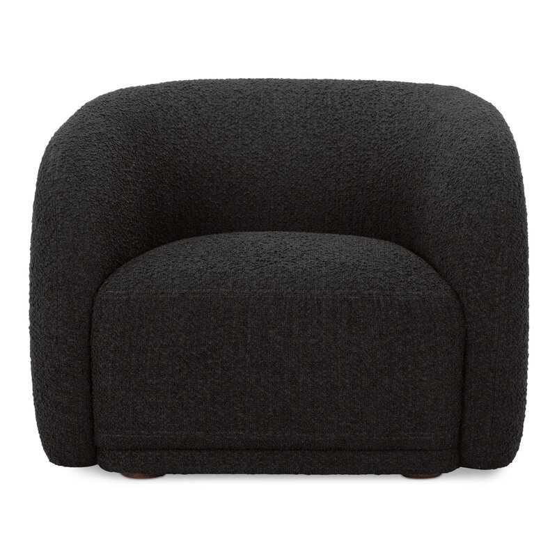 Moe's Home Collection Faye Accent Chair Black Boucle