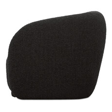 Moe's Home Collection Faye Accent Chair Black Boucle