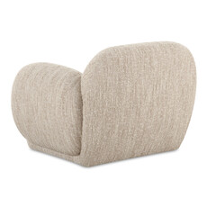 Moe's Home Collection Hazel Lounge Chair Off White