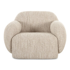 Moe's Home Collection Hazel Lounge Chair Off White