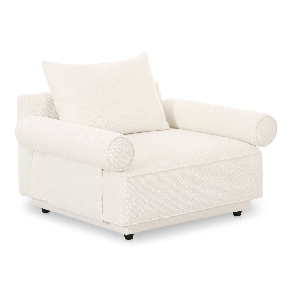 Moe's Home Collection Rosello Arm Chair White