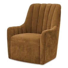 Moe's Home Collection Bowie Swivel Chair - PF Ochre Brown