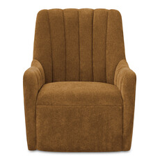 Moe's Home Collection Bowie Swivel Chair - PF Ochre Brown