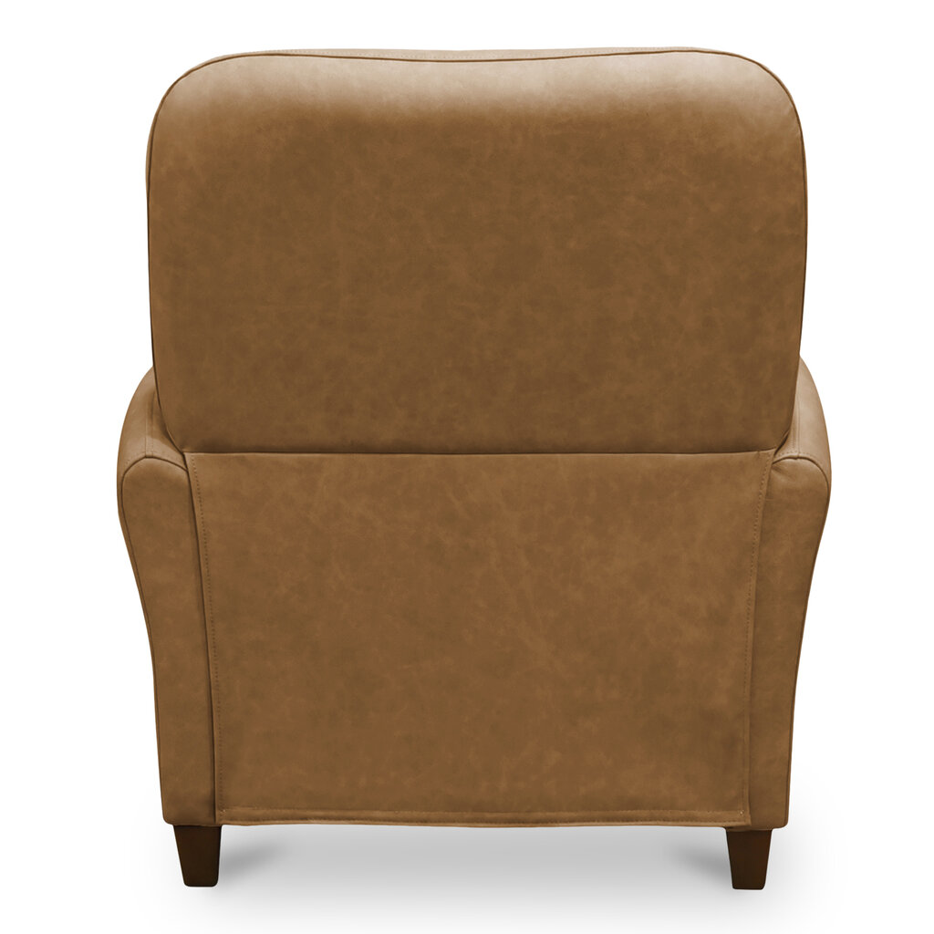 Moe's Home Collection Luna Recliner Chair Tan Leather